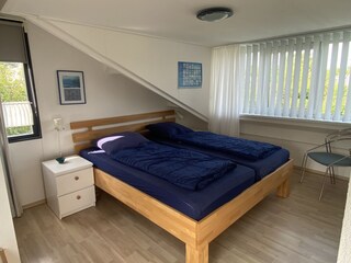 Bedroom at the top left