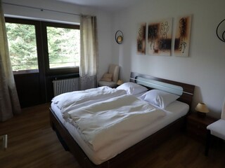 Schlafzimmer in der Fewo Sternenhimmel