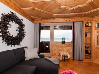 Ferienwohnung Platzhirsch, Wohnzimmer