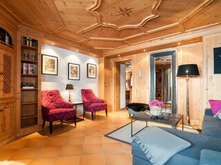 Ferienwohnung Platzhirsch, Wohnzimmer