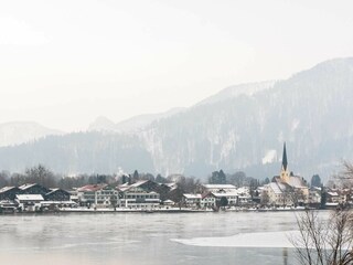 Ferienwohnung Platzhirsch, Ausblick im Winter