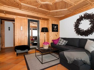 Ferienwohnung Platzhirsch, Wohnzimmer