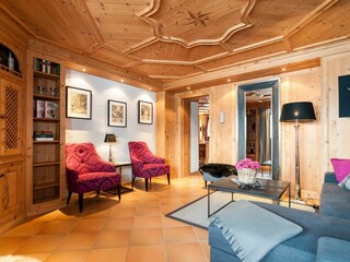 Ferienwohnung Platzhirsch, Wohnzimmer