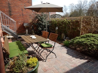 Terrasse im Innenhof