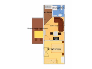 Appartamento per vacanze Ahlbeck (Usedom) Pianta del piano 17