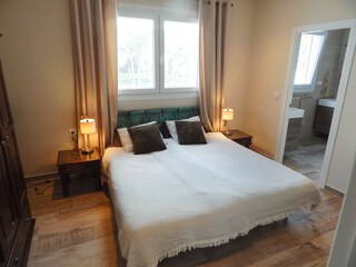 Schlafzimmer 5 im 1. OG mit Bad en suite