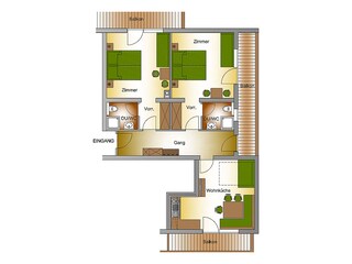 Appartement Mayrhofen Grondplan 31