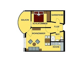 Wohnungsgrundriss