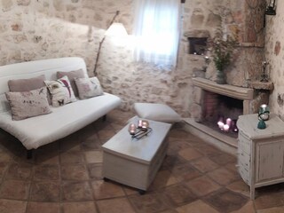 Holiday cottage Keri-Marathias Living Room 19