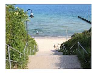 Treppe zum Strand