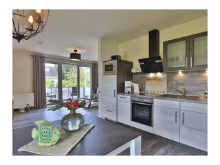 moderne Küchenzeile