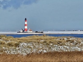 Westerhever Leuchtturm im Winter