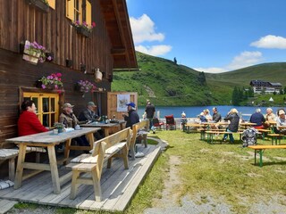 Jause an der Halterhütte