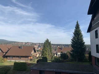 Blick vom Balkon