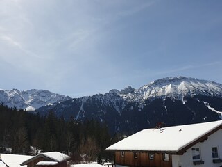 View from the balkony in the winter