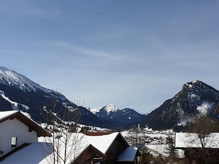 View from the balkony in the winter