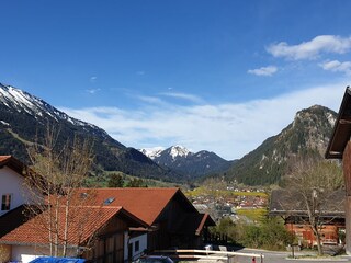 View from the balkony in the summer