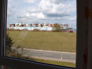 Blick aus dem Wohnzimmer