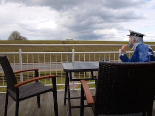Balkon zum Deich
