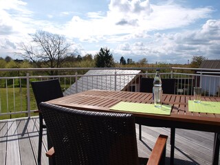 Balkon zum Garten