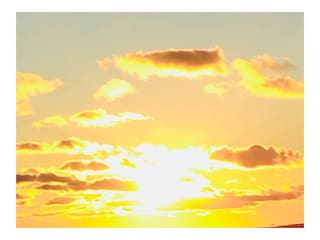 traumhafter Sonnenuntergang