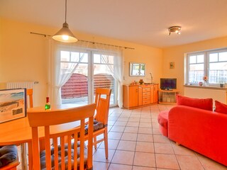 Essecke im Wohnbereich