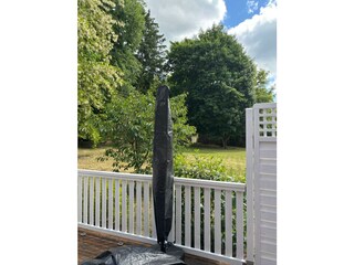 Terrasse umgeben von der Natur