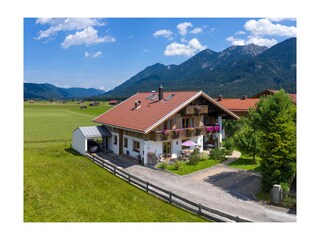 Apartamento de vacaciones Krün Grabación al aire libre 7