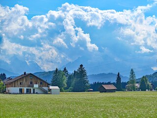 Apartamento de vacaciones Krün Grabación al aire libre 9