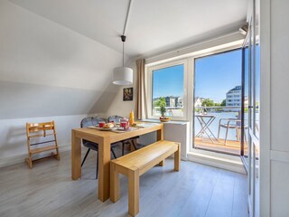 Essbereich in der Küche