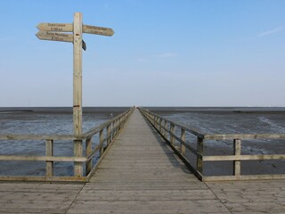 Steg am Wattenmeer