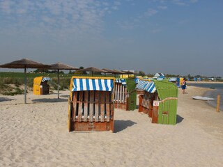 Badestrand der Nordseelagune