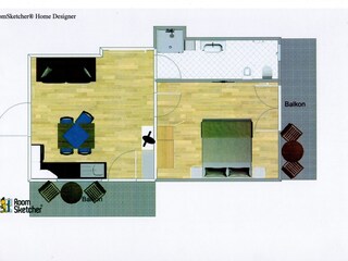 Appartamento per vacanze Meran Pianta del piano 14