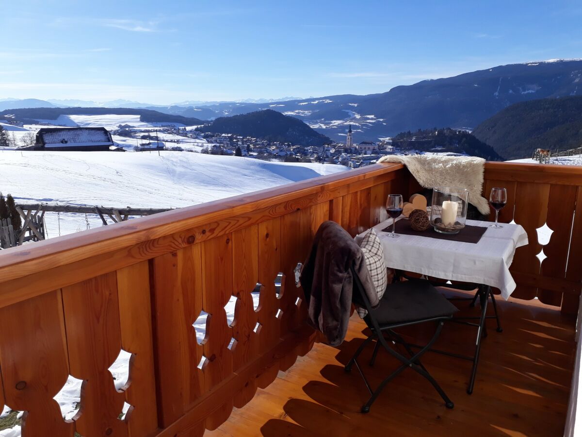 Winterlicher Ausblick von der Wohnung