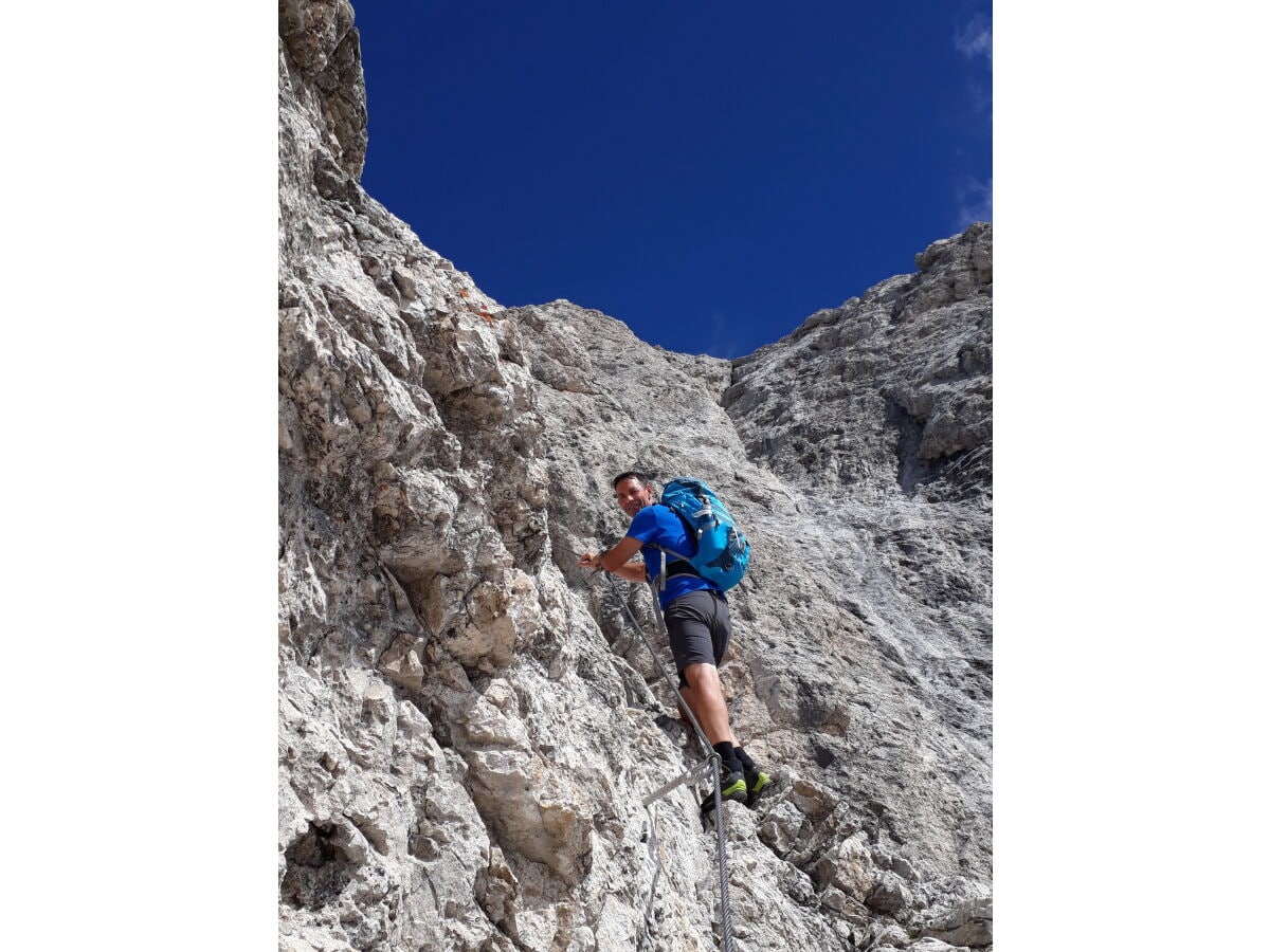 Die Dolomiten bieten viele imposante Klettersteige