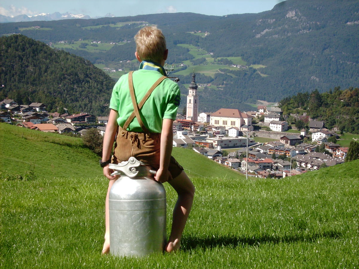 Blick auf kastelruth