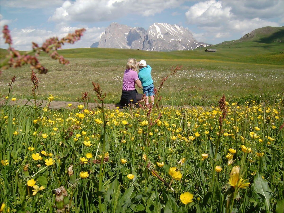 Seiser Alm im Frühling