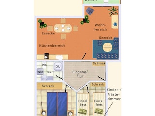 Vakantieappartement Prerow Grondplan 31