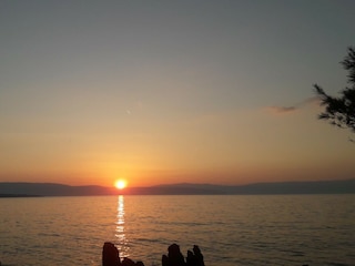 Malinska beach - sunset