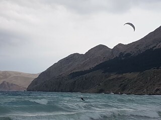 Baška - Kitesurfing