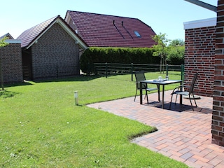 Blickgeschützte Terrasse
