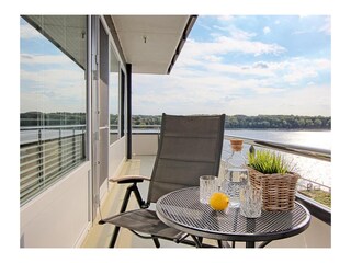 Balkon mit Seeblick