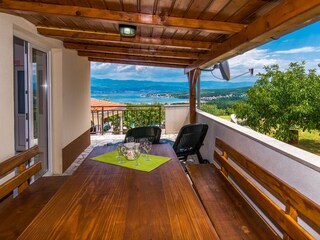 Ferienhaus mit Meerblick und Pool