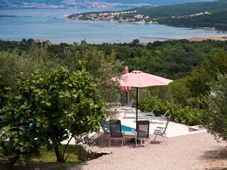 Ferienhaus mit Meerblick und Pool