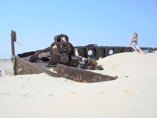 Das Wrack am Inselende