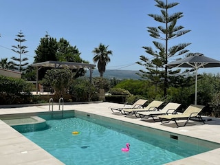 Ferienhaus Perama auf Kreta Schwimmbad 14