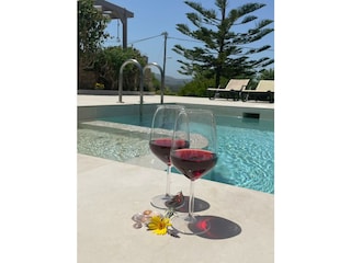 Ferienhaus Perama auf Kreta Schwimmbad 15