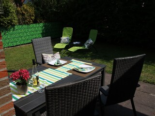 Terasse mit Garten