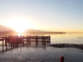 Chiemsee im Winter