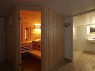 Kostenlose Nutzung der Sauna im Keller